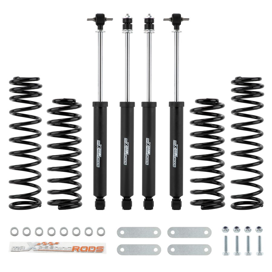 2.5 Lift Kit compatible for Jeep Wrangler JK Unlimited 4WD 2007-2018 2WD 2007-2020