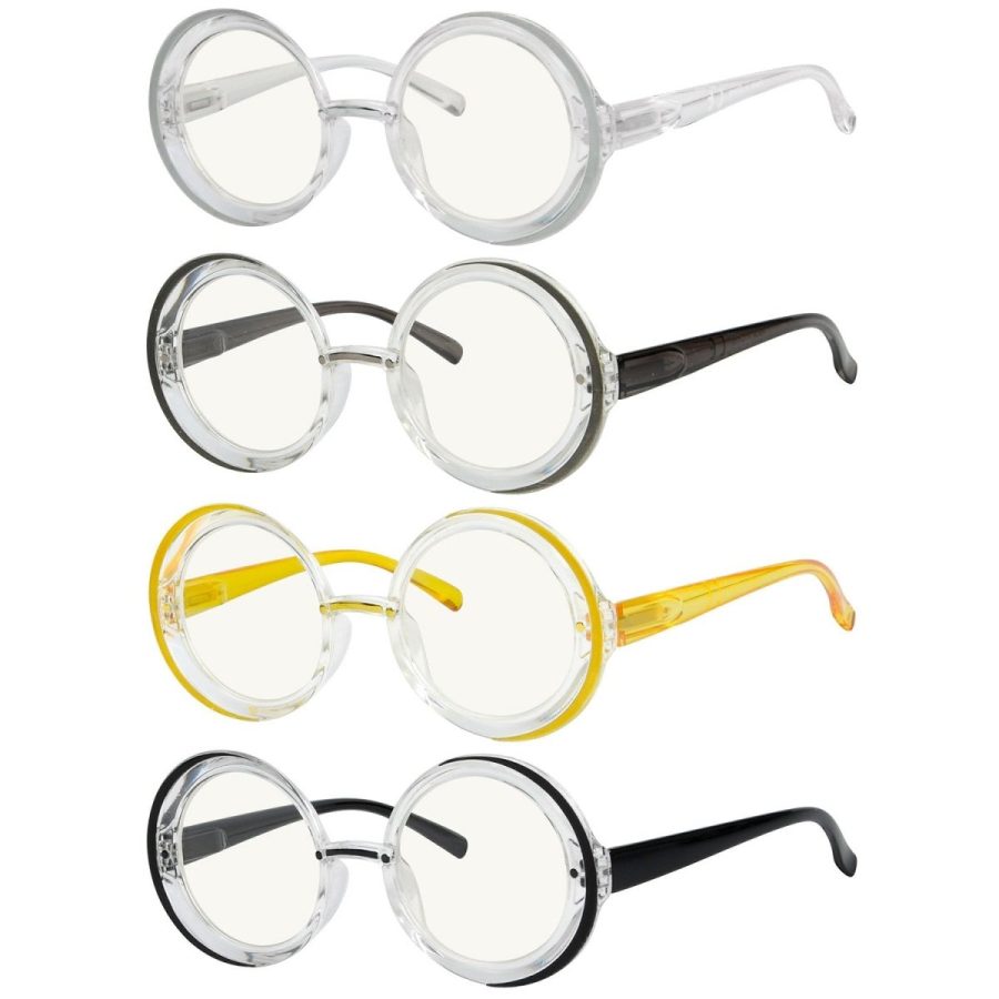 4 Pack Round Progressive Multifocal Readers Women M2005N