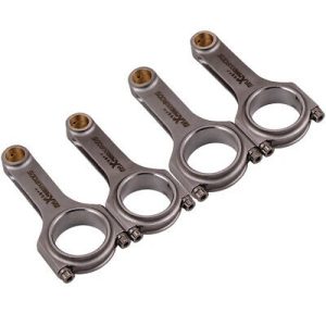 4x Forged H-Beam Connecting Rods+ARP2000 Bolts compatible for Cadillac ATS LTG 2.0T 152.5mm