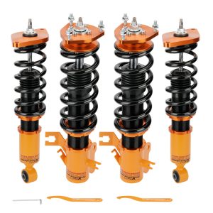 Absorbers Coilovers Kits 24-Steps Adj. Damper compatible for Nissan Sentra B15 00 -06 Strut