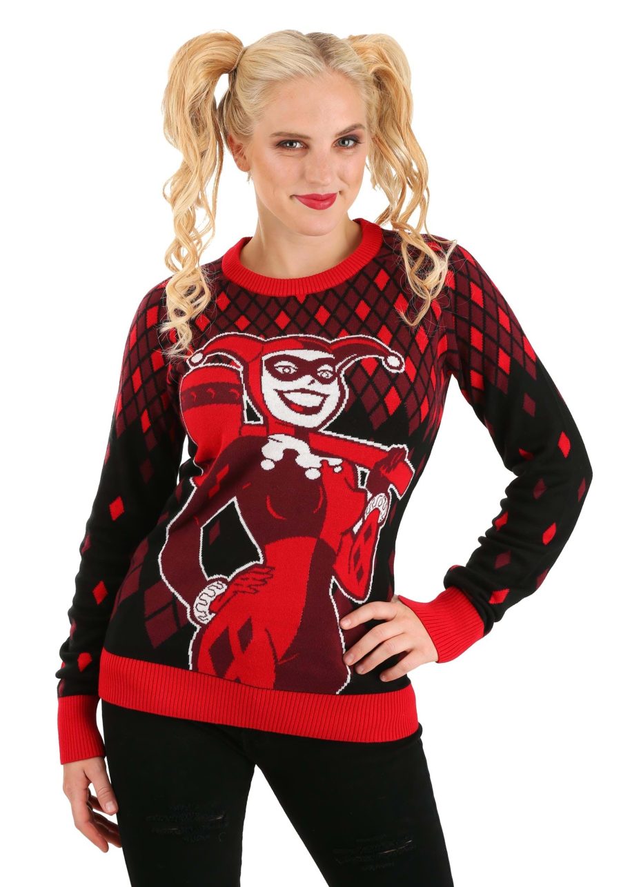 Adult Harley Quinn Hammer Time Ugly Sweater