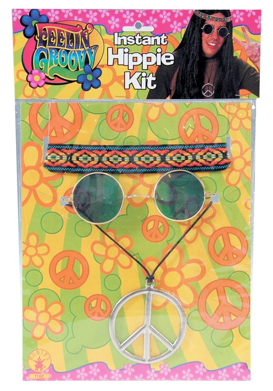 Adult Retro Hippie Accessory Kit