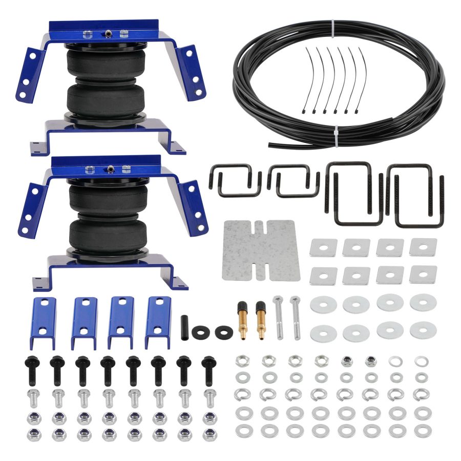 Air Helper Spring Suspension Leveling Kit compatible for Ford F-250 F-350 Super Duty 97-04