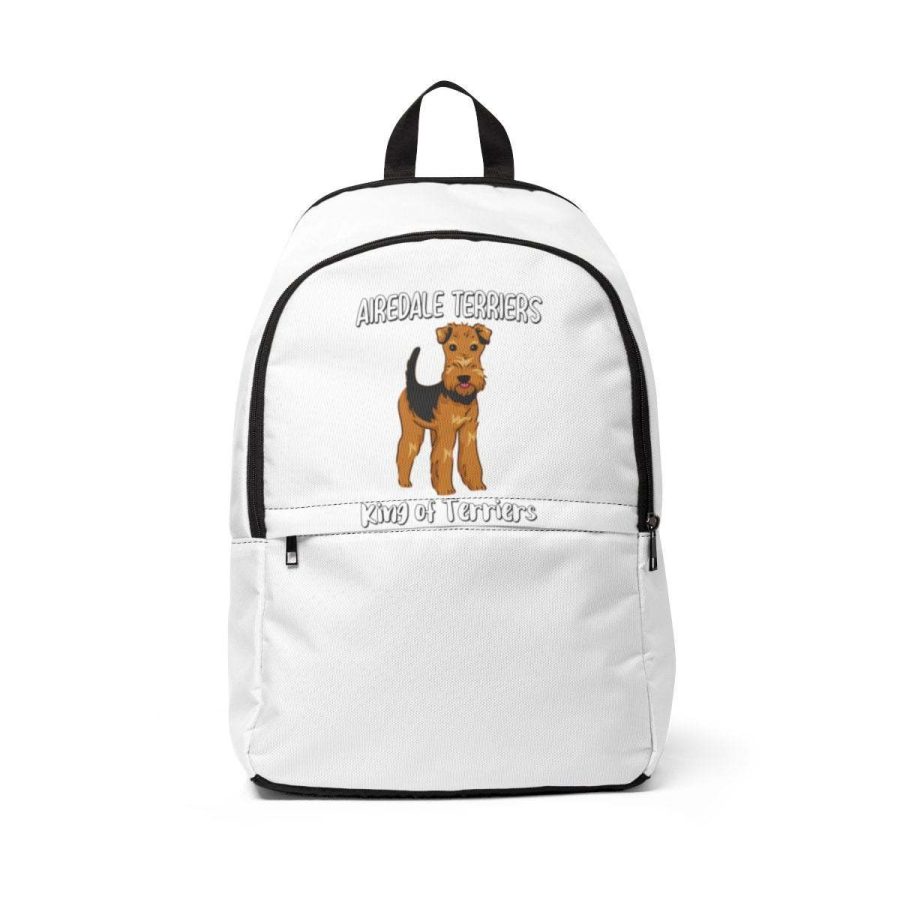 Airedale Terrier Unisex Fabric Backpack