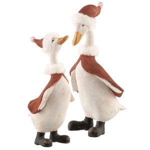 Aynsley Christmas Geese Set of 2