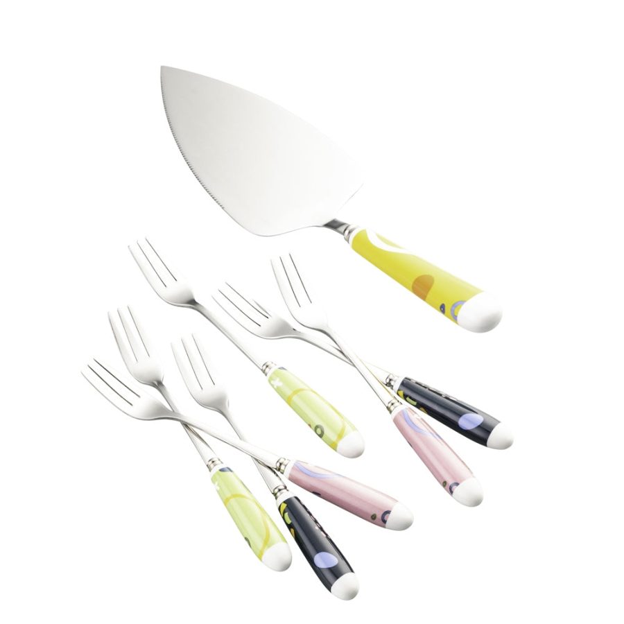 Aynsley Verdant Pastry Set 7 Piece