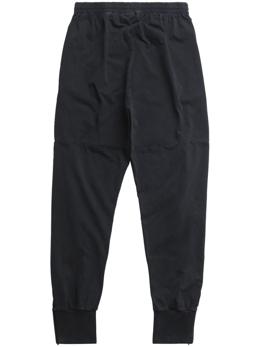 BALENCIAGA Tonal Logo Elasticated Pants Washed Black