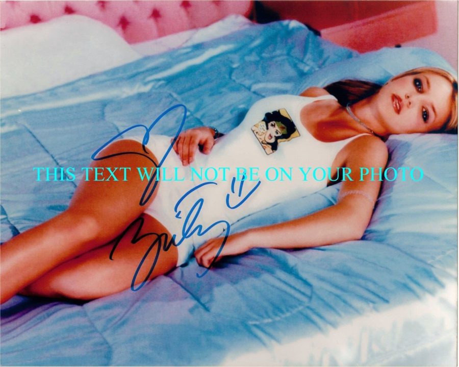 BRITNEY SPEARS SIGNED AUTOGRAPHED 8x10 RP PHOTO BEAUTIFUL AND SEXY