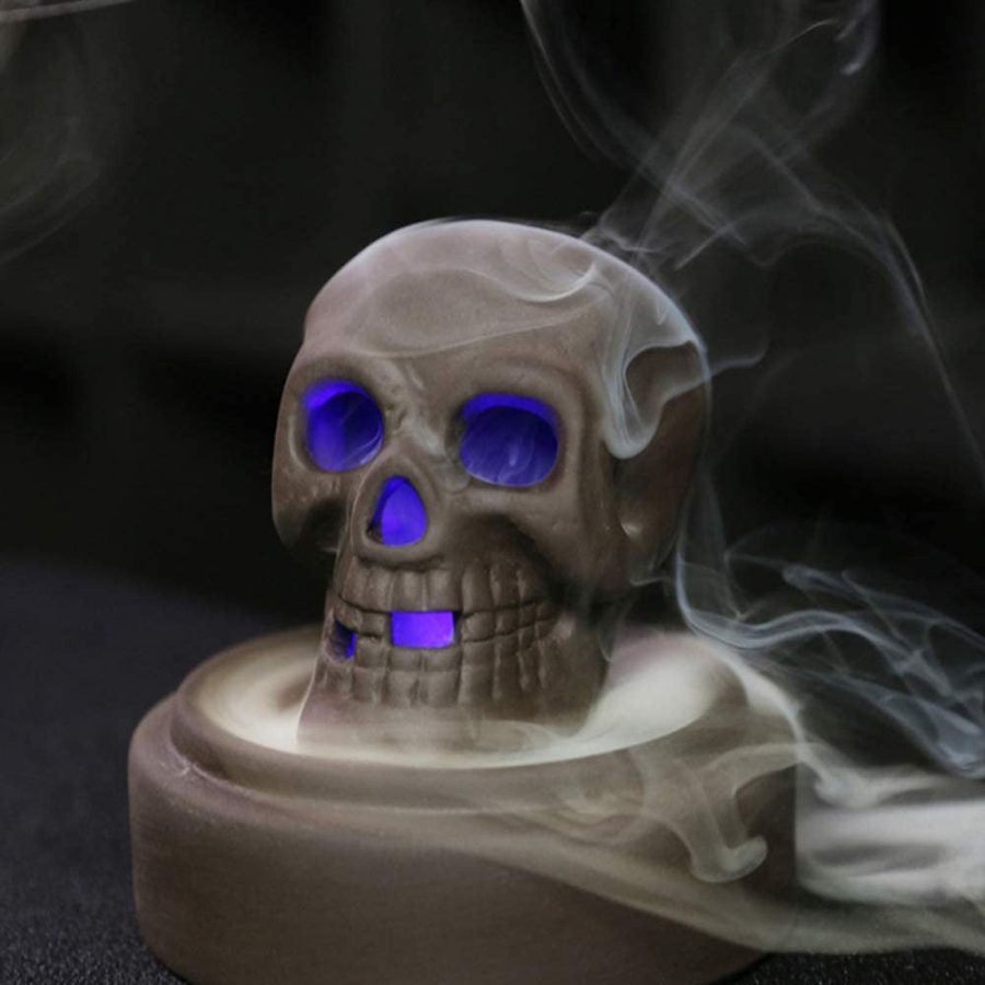Backflow Skull Incense Burner