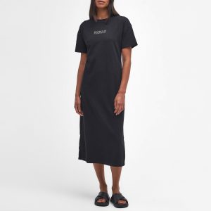 Barbour International Sofia Cotton-Blend Jersey Midi Dress - UK 8