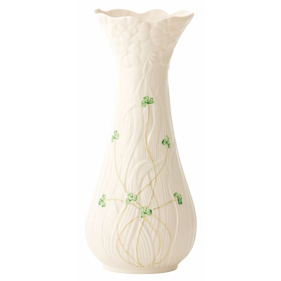 Belleek Classic Daisy Tall Vase