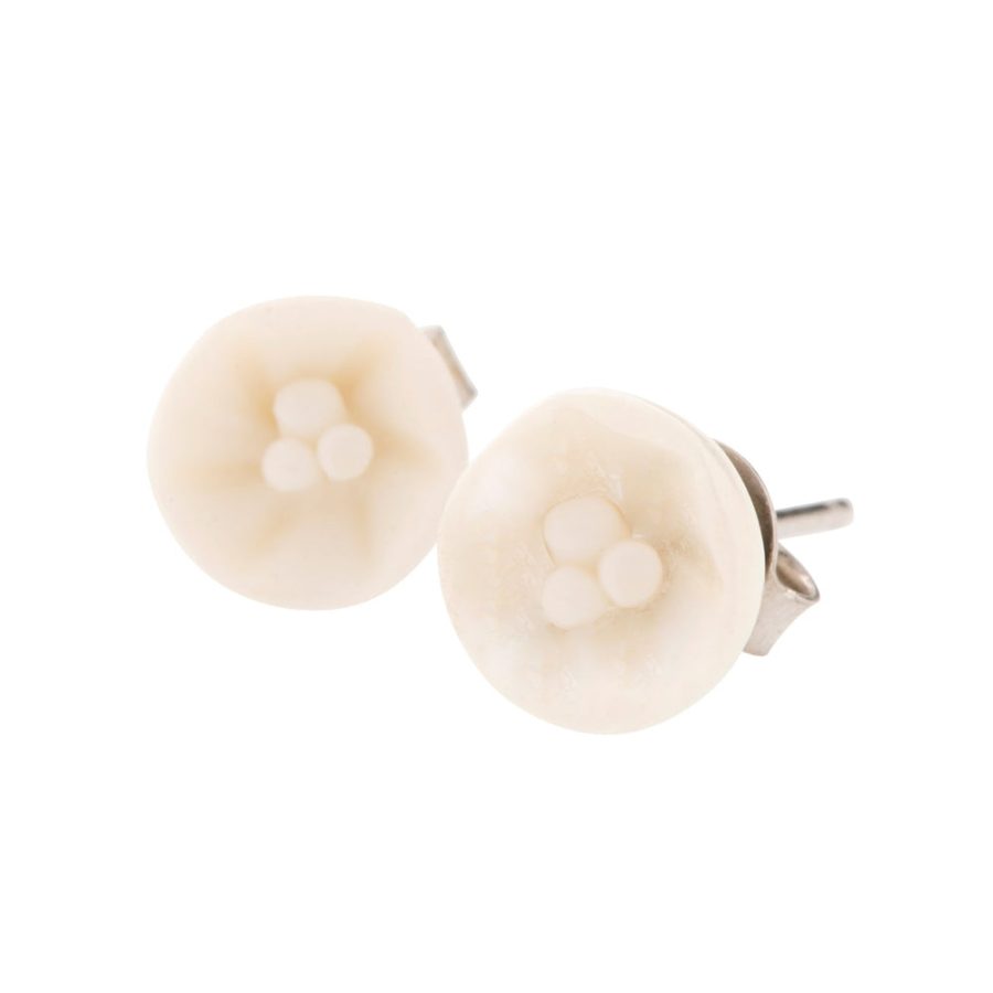 Belleek Classic Jewellery Moonflower Earrings (Mother of Pearl)