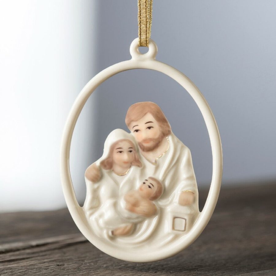 Belleek Living Nativity Family Hanging Ornament