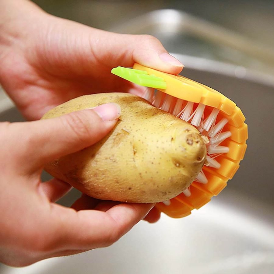 Bendable Fuller Potato Scrubbing Brush