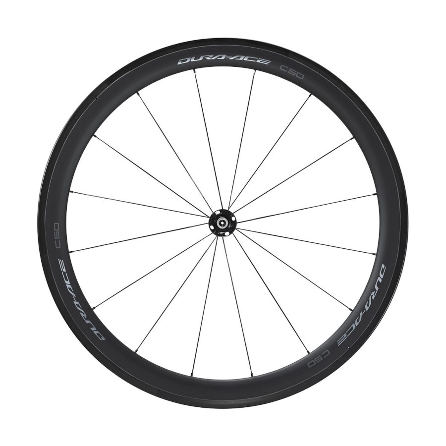 Bicycle wheel with rim brake Shimano Dura-ACE WH-R9200-C50-TU-F