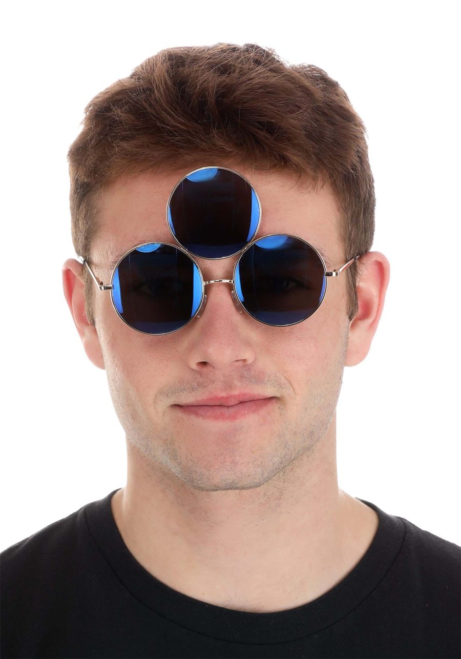 Blue 3rd Eye Costume Glasses