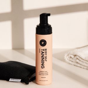 Body Self Tanning Mousse - Natural Body Self Tanner. Tanned Skin in 3h