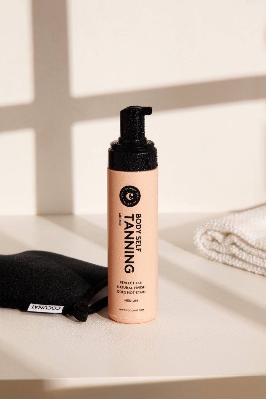 Body Self Tanning Mousse - Natural Body Self Tanner. Tanned Skin in 3h