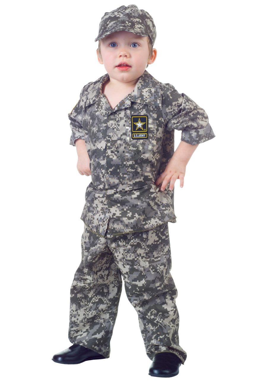 Boy's Toddler Army Camo Costume