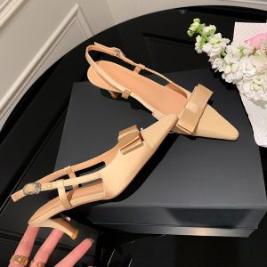 CHIKO Joelynn Pointy Toe Kitten Heels Slingback Shoes