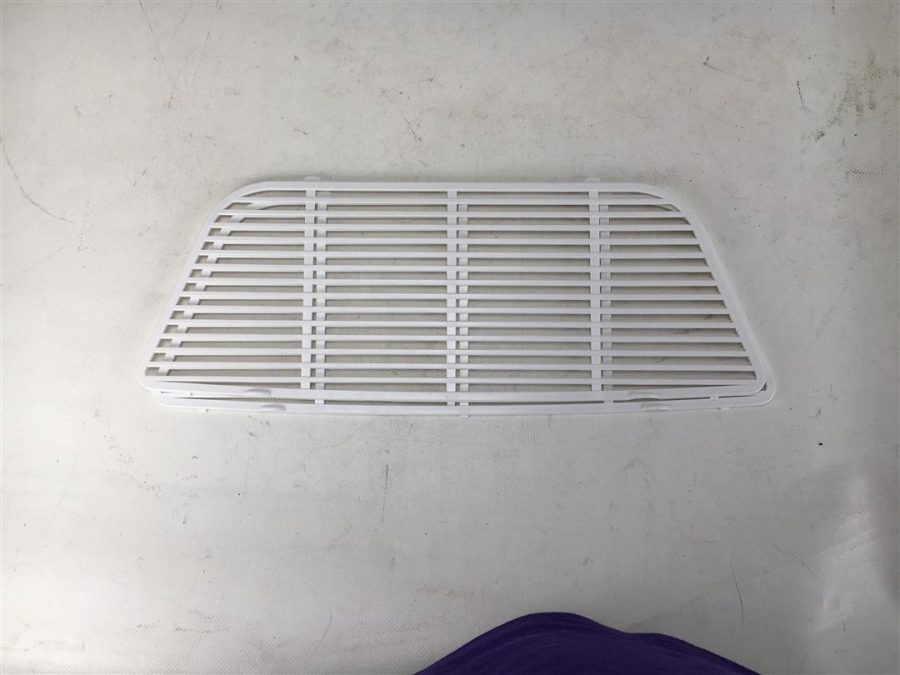 COLEMAN 84303701 Air Conditioner Ceiling Assembly Grille; CHILLGRILLE; For 8430A633/ 8430A6332 Chill Grille 2 Ceiling Assemblies; White; Single