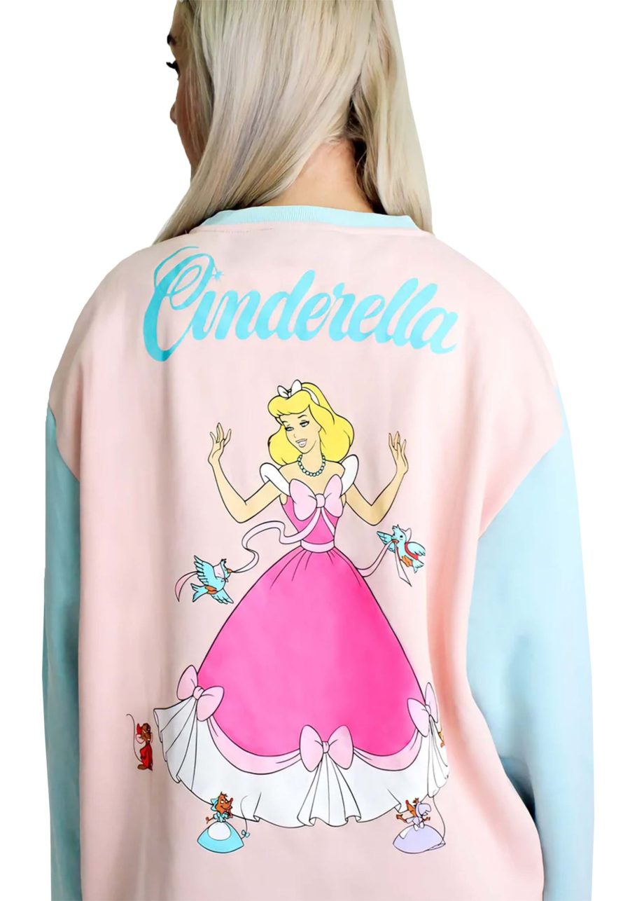 Cakeworthy Women's Cinderella Pink Dress Sweater
