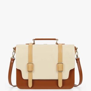 Charlie Unisex Vintage Vegan Briefcase