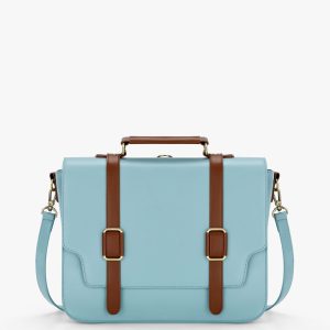 Charlie Unisex Vintage Vegan Briefcase