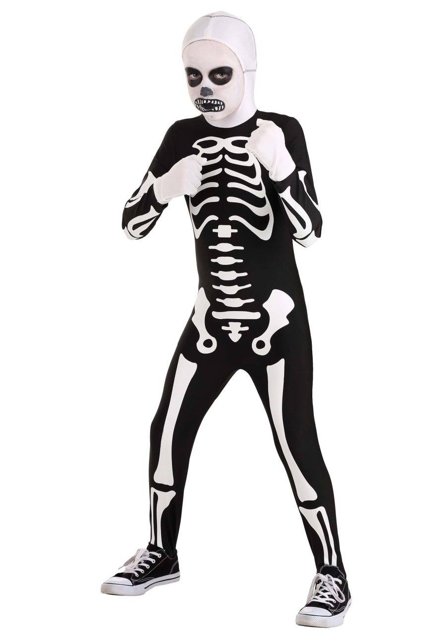 Child Authentic Karate Kid Skeleton Suit