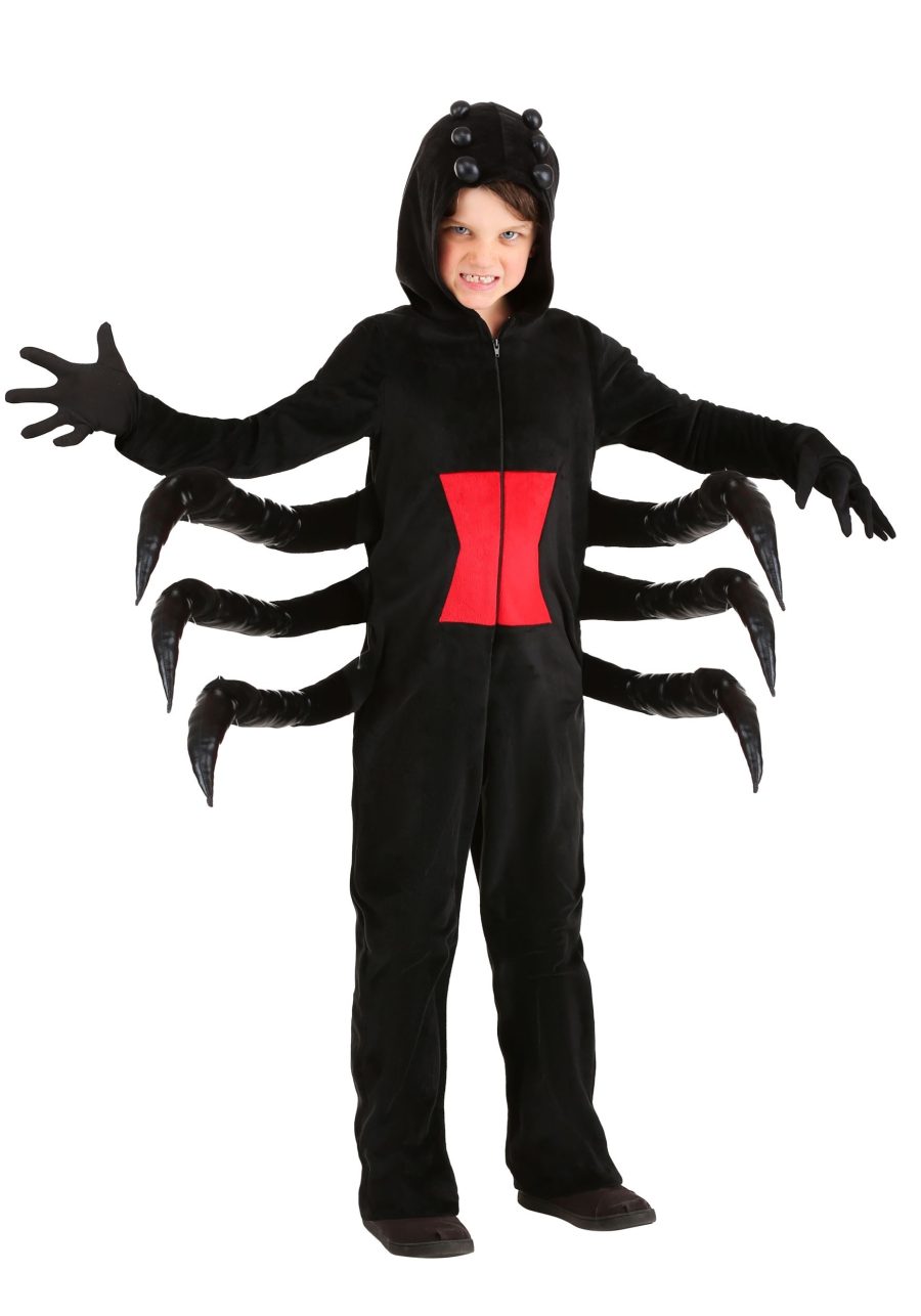 Child Cozy Black Spider Costume