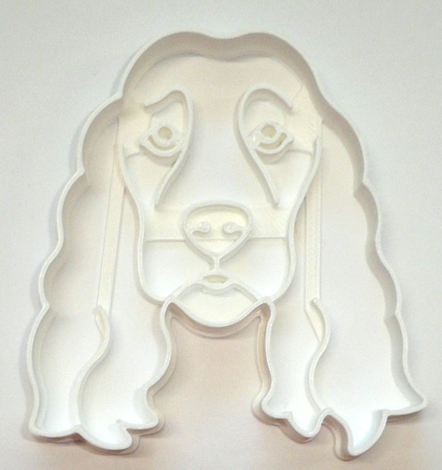 Cocker Spaniel Dog Face Detailed Sporting Breed Cookie Cutter USA PR3844