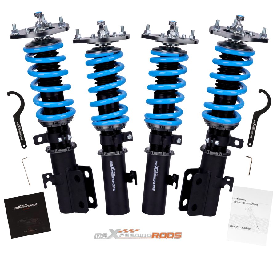 Coilover Compatible for TOYOTA AVALON 2006 Built After 12/05 Production Date Double Adjustable Maxpeedingrods Spring Shock Absorber