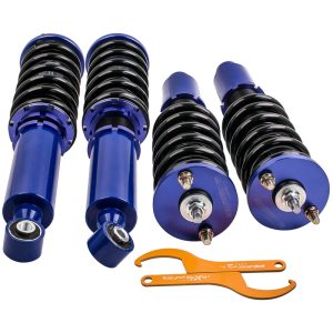 Compatible for Honda CRV 1996 -2001 Adjustable Height Shocks Coilover suspension Kits Blue