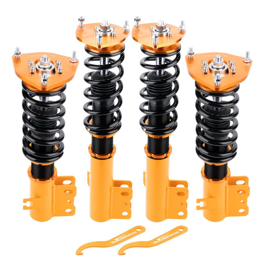 Compatible for Subaru Forester 1998-2002 Complete Adjustable Height Shocks Coilovers Suspension Kit