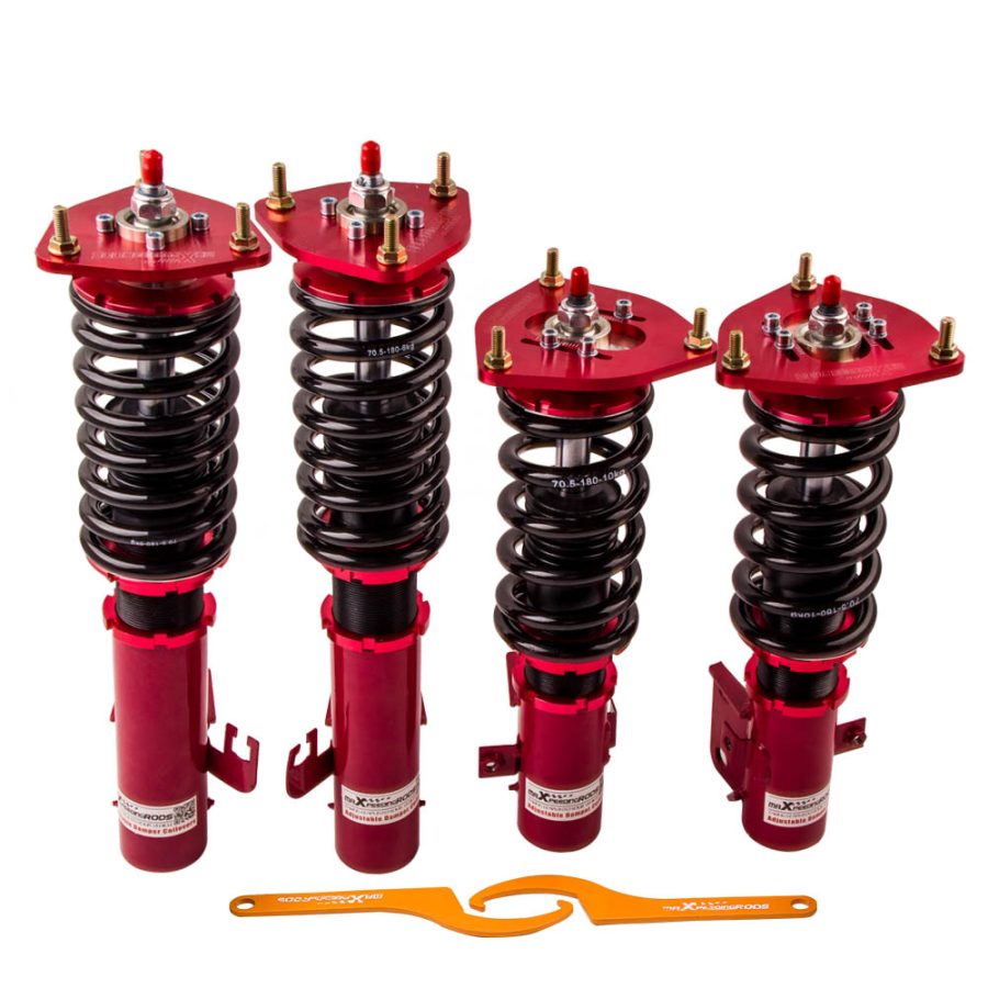 Compatible for Subaru ImprezaGC8 Adjustable Height Force Shock Absorbers Strut Coilovers