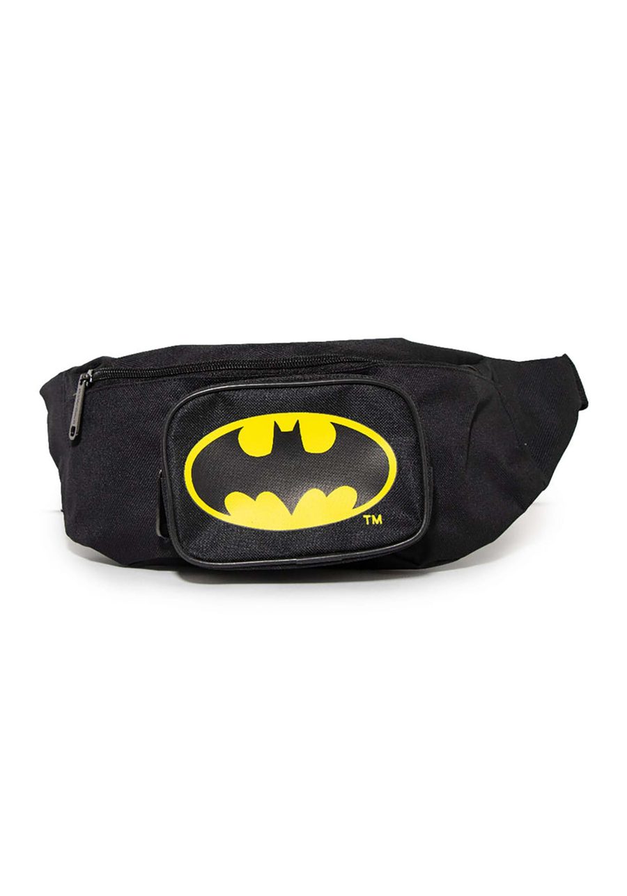 DC Comics Batman Bat Signal Double Zipper Fanny Pack