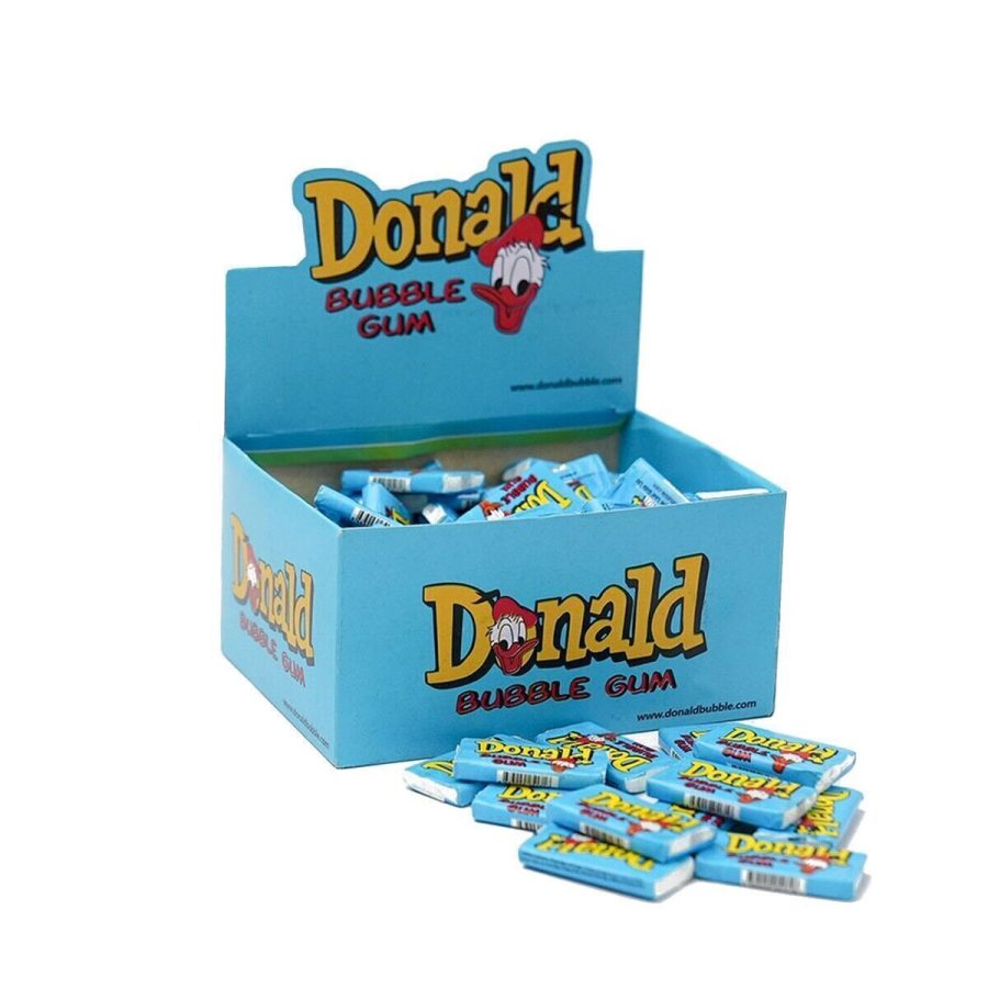 DONALD ML MAPLE LEAF Chewing Bubble Gum 100pcs x 4.5g, Taste from Childhood