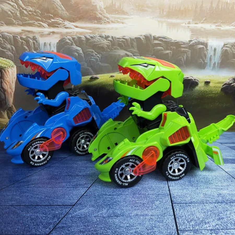 Dinosaur Car Transformer Toy