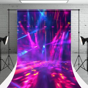 Disco Dance Recital Sweep Backdrop For Photography - Aperturee