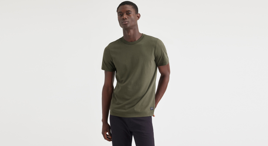Dockers Original Tee, Slim Fit T-Shirt, Men's, Green XL