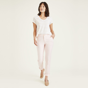 Dockers Weekend Chinos, Slim Fit: Premium Edition, Women's, Pink 25