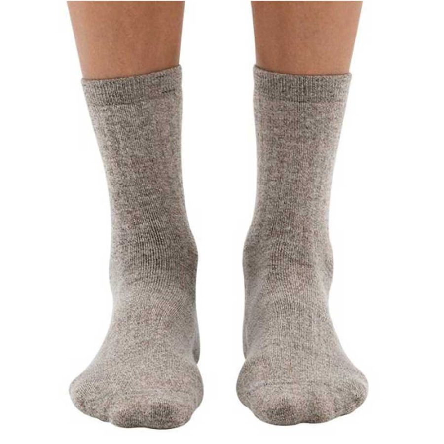 Dr. Comfort Men's Wool Marl Crew Socks (1 pair) - Therapeutic Diabetic Socks - Athletic, Casual, Dress
