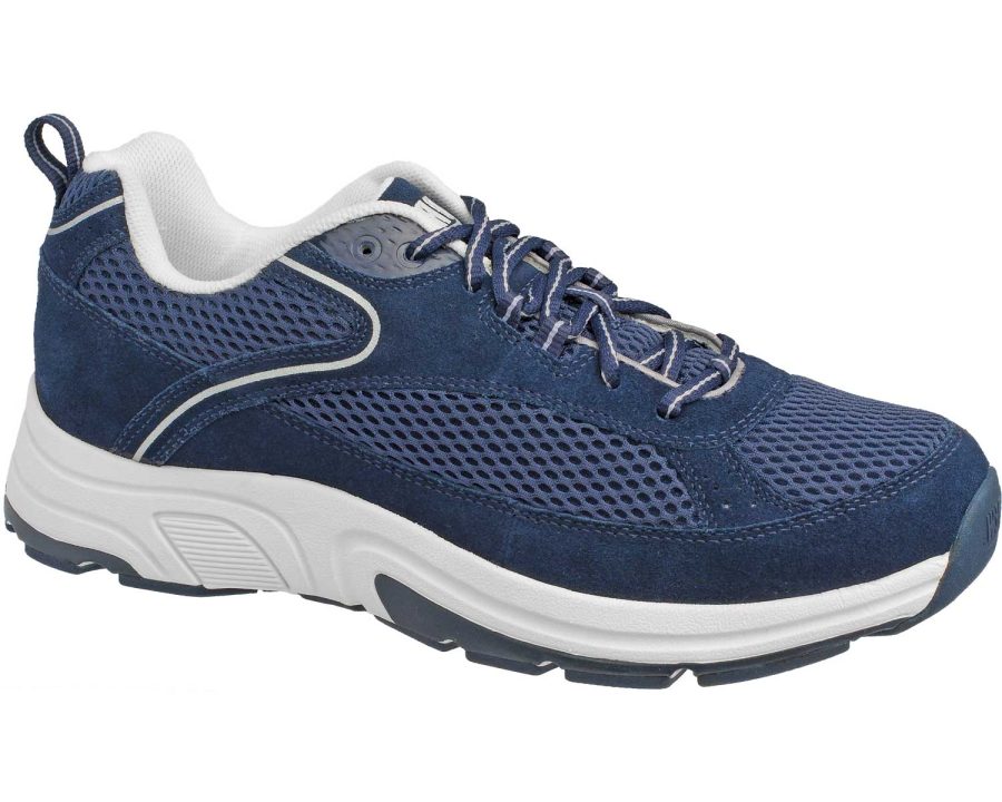 Drew Shoes Aaron 40893 - Men's Comfort Therapeutic Diabetic Athletic Shoe - Extra Depth for Orthotics