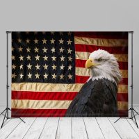 Eagle USA Flag Backdrop For Happy Independence Day - Aperturee