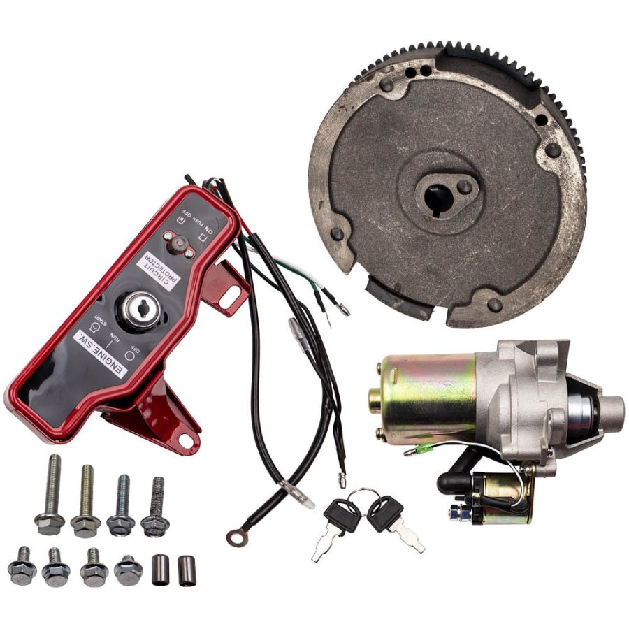 Electric Starter Motor Start Kits compatible for HONDA GX160 5.5HP GX200 6.5HP 4-stroke