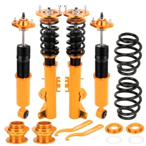 For BMW 3 (E36) 4-door sedan 09/1990-12/1998 Maxpeedingrods Adjustable Height Coilover Coil Spring Struts