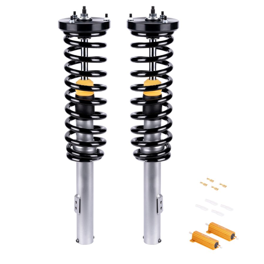 Front Air to Coil Spring Suspension Conversion Kit Compatible for Mercedes-Benz S Class S430 2000-2006