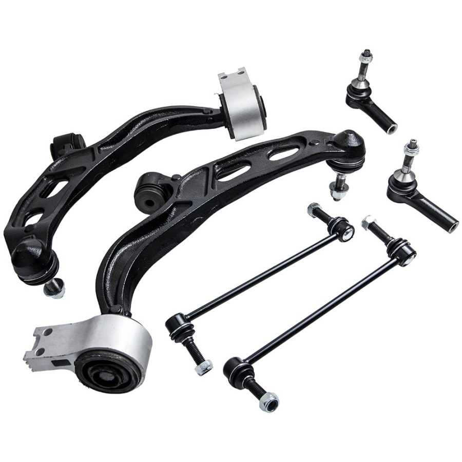 Front Lower Control Arm Tie Rods Kit compatible for Ford Flex Taurus compatible for Lincoln MKS MKT 10-12