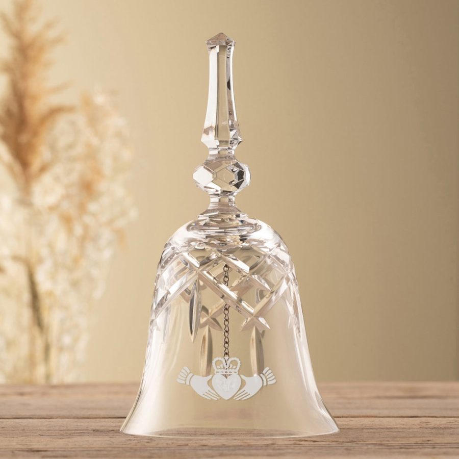 Galway Crystal Claddagh Makeup Bell