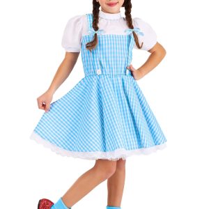 Girl's Classic Dorothy Wizard of Oz Costume Dress